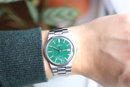 Omega 166.0173 Green dial Cal. 1012