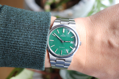 Omega 166.0173 Green dial Cal. 1012
