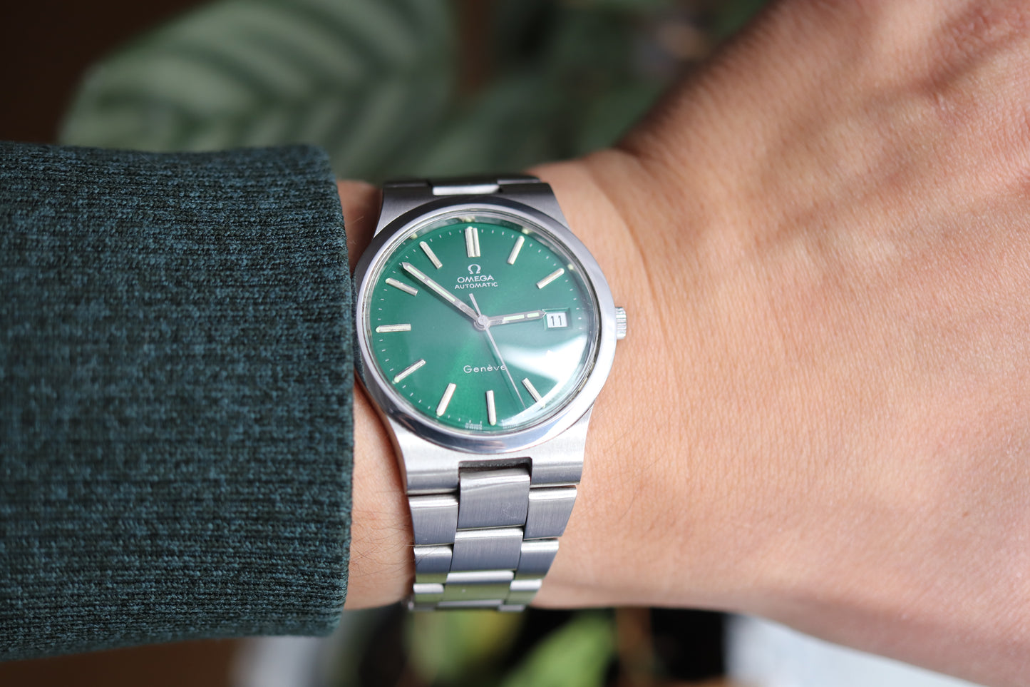 Omega 166.0173 Green dial Cal. 1012