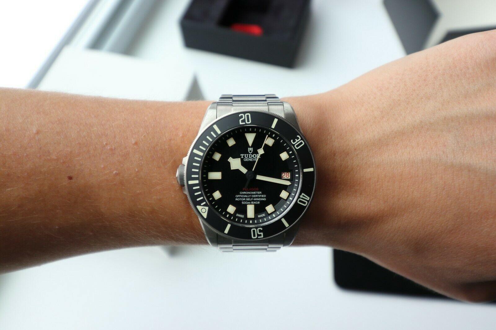 Tudor Beautiful Tudor Pelagos 25610TNL with box and papers - Working perfectly - www.watchvault.ca