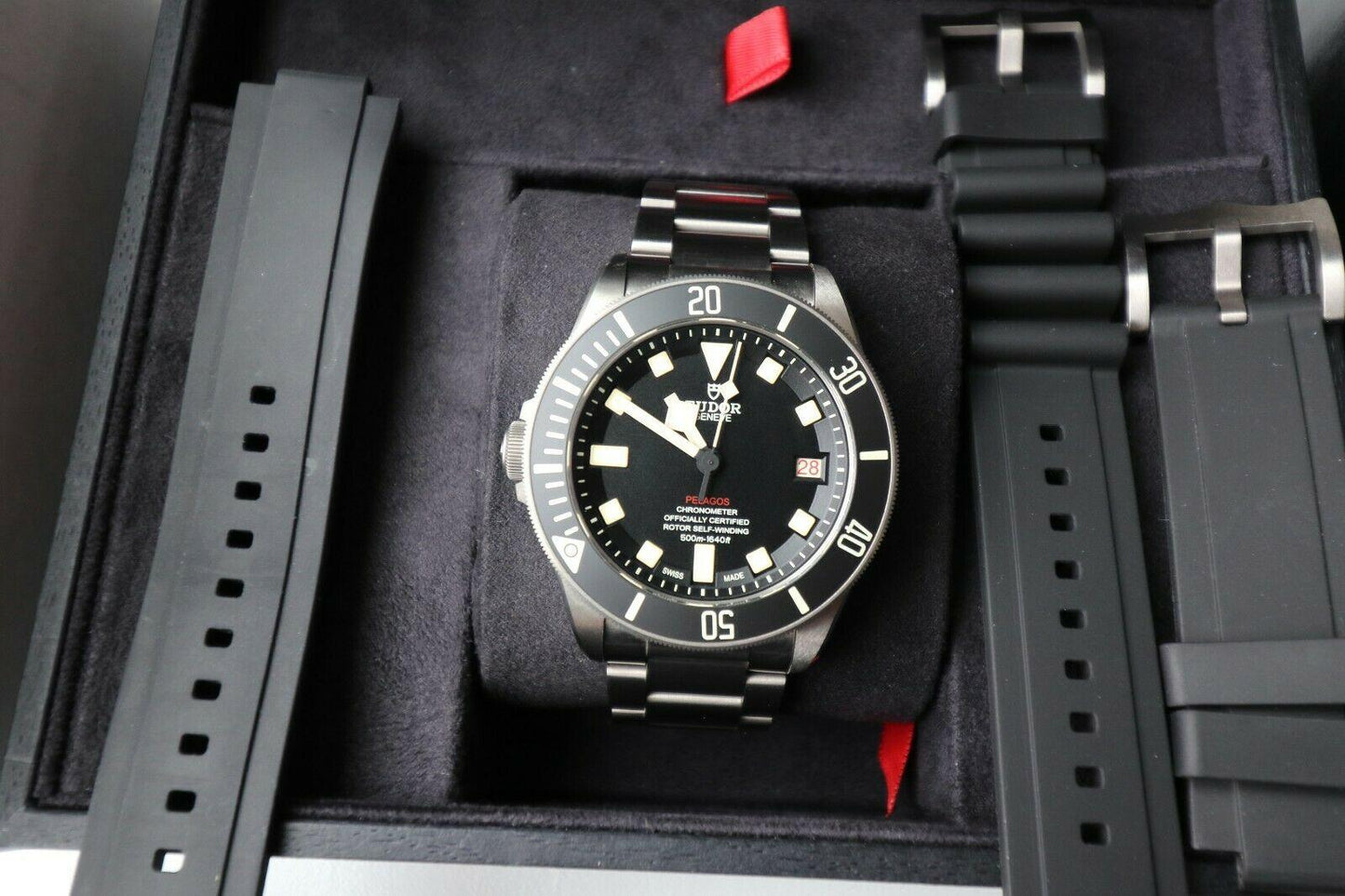 Tudor Beautiful Tudor Pelagos 25610TNL with box and papers - Working perfectly - www.watchvault.ca